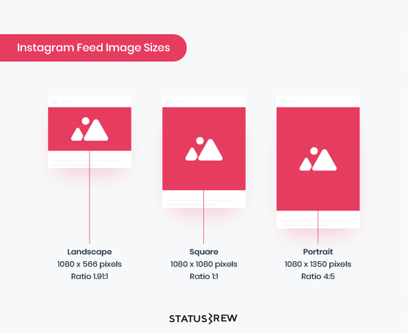 Aspect ratios for Instagram images